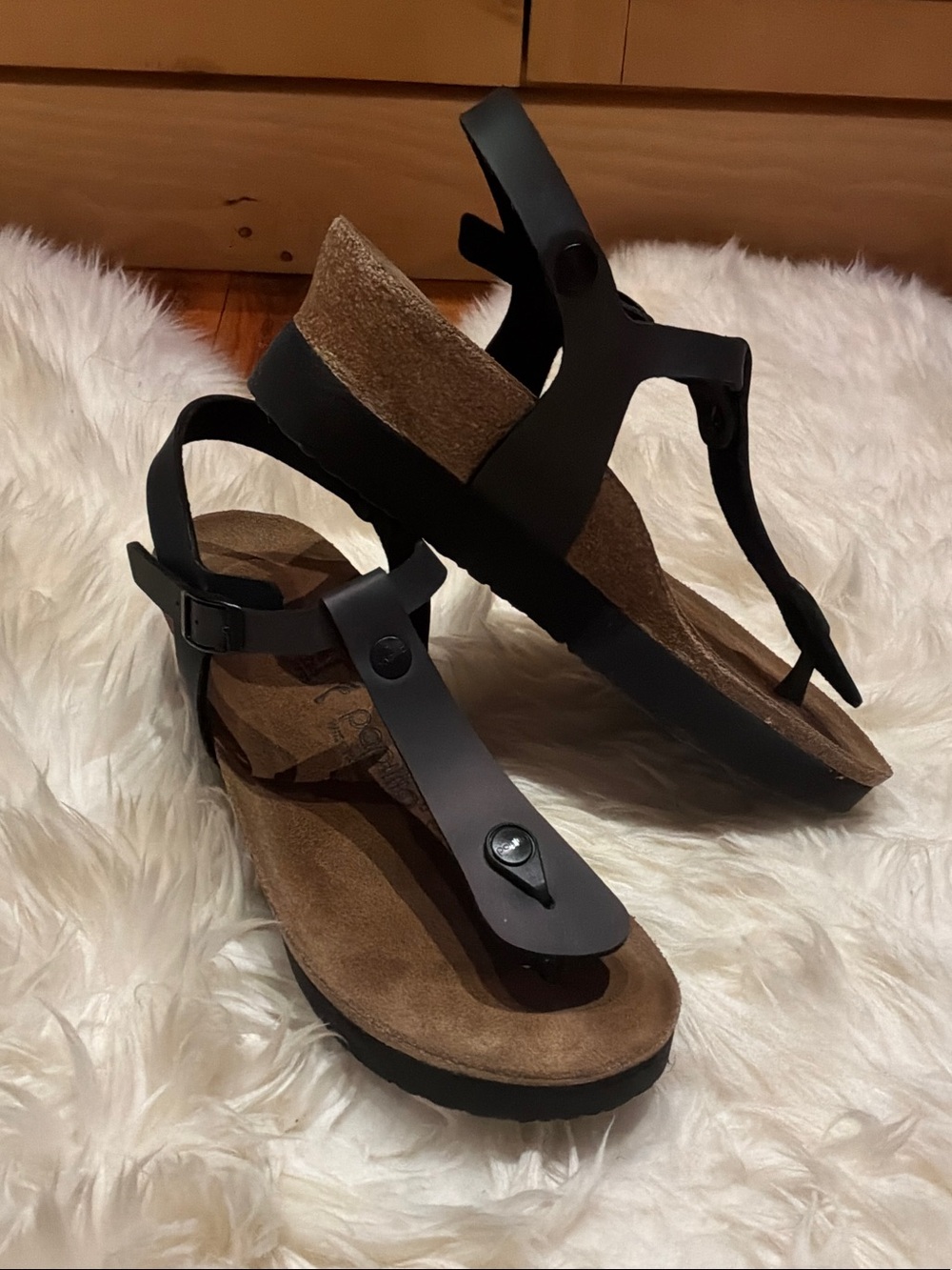 Papillio by Birkenstock Birko Flor ASHLEY Iridescent Black 41 265 Ladies 10